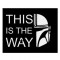 Decoratiune metalica de perete Krodesign KRO-1149 This is the Way, lungime 60 cm, negru, grosime 1.5 mm