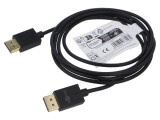 Cablu DisplayPort Goobay 2m Negru PVC Mufă Ambele Părți 77443