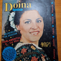 revista doina martie 1992-moda,art. satul incotro,sofia icoveanca