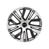 Set 4 Capace Roti 15 Inchi (R15) Raven Gri-Negru, Compatibile Cu Smart, Autohelix MSA