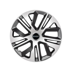 Set 4 Capace Roti 16 Inchi (R16) Raven Gri-Negru, Compatibile Cu Smart