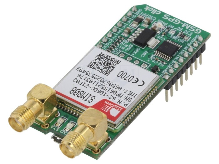 Placă de extensie GSM/GPS UART
