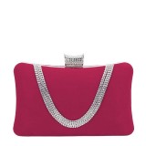 Cumpara ieftin Geanta clutch rosu din catifea 1007 01