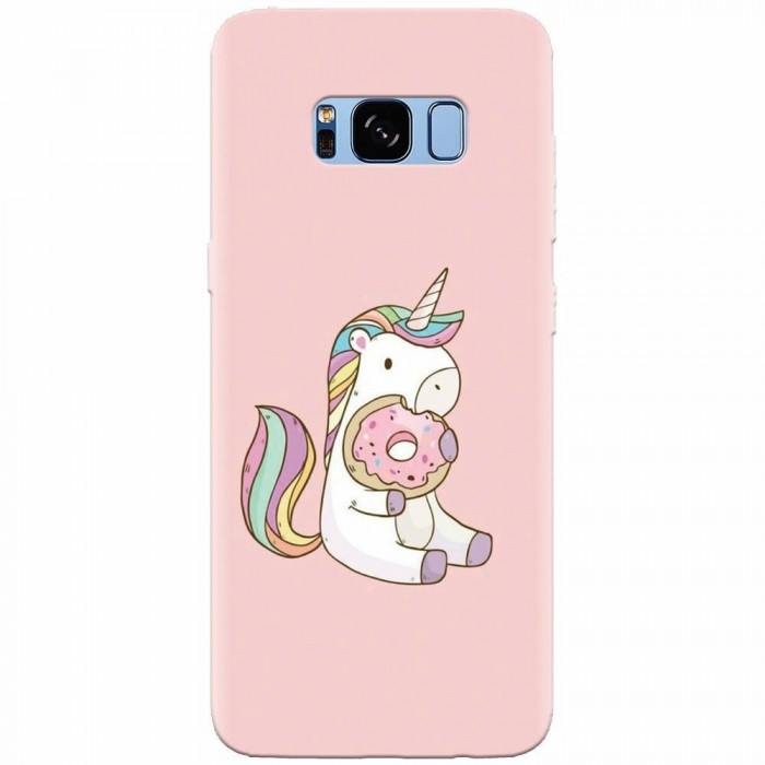 Husa silicon pentru Samsung S8, Unicorn Donuts