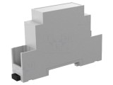 Carcasă pentru șină DIN, gri, 90x18x53mm