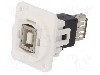 Conector {{Tip conector}}, versiune USB 2.0, {{Orientare spa&amp;#355;iala}}, CLIFF - CP30207NXW