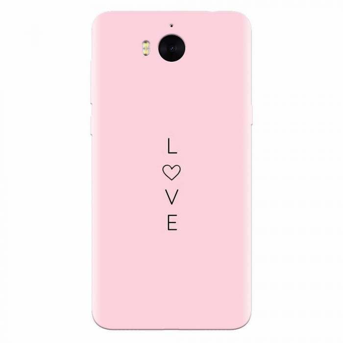 Husa silicon pentru Huawei Y6 2017, Love