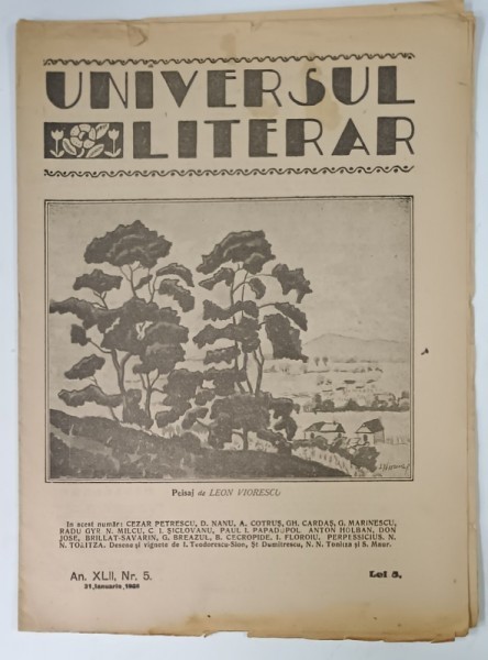 UNIVERSUL LITERAR , No. 5 , 1926