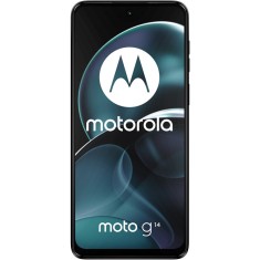 Telefon mobil, Motorola MOTO G14 4+128 DS, Casti cu fir Motorola Pace 105, Gri otel