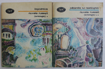 NUVELE RUSESTI ( ANTOLOGIE ) , VOL. I - II , antologie de TATIANA NICOLESCU , 1978 foto