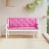 Perne Banca Gradina Gossi, 2 buc, 150x50x7 cm, Poliester Roz, Exterior, Uni
