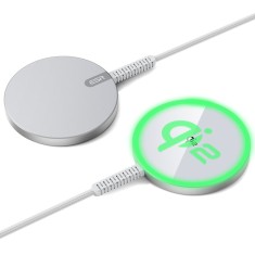 Incarcator MagSafe wireless ESR HaloLock Qi2, 15W, argintiu foto