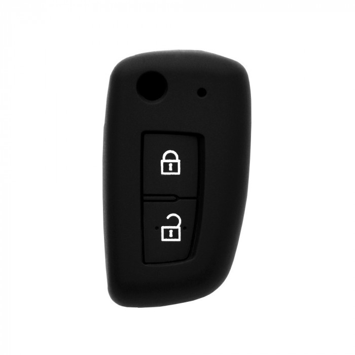 Husa pentru cheie Nissan Sunny, Pulsar, Juke - Techsuit Car Key Case (1016.05) - Black