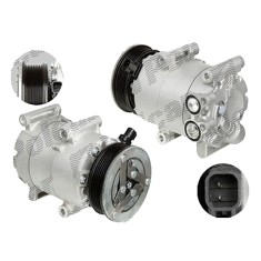 Compresor AC Ford Focus/ C-Max 2011- Galaxy 2006- Mondeo/S-Max 2006- Volvo S60/V60 2010-2019 S80 2006-2015 V40 2012-2019 V70 2007-2016 Motor 1.6 Volv foto