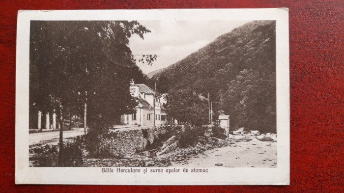 Baile Herculane 1925 Sursa apelor de stomac C.P. circ.