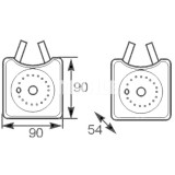 Mahle Radiator ulei, ulei motor Behr