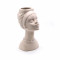 Vaza din ceramica, forma de cap de femeie, 30,5 cm