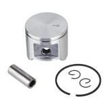 Piston complet drujba 52mm, cal. 2, compatibil Husqvarna 371 372, bolt 12mm, 1 segment, fabricat China