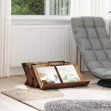 vidaXL Raft pentru reviste Lemn vechi 65 x 53 x 28,5 cm Lemn compozit 890886