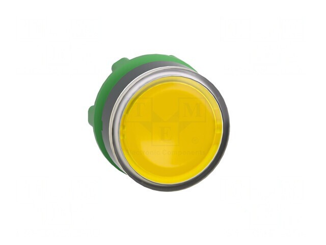 Comutator de Apăsare 22mm, 1 Poziție, Galben