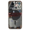 Carcasa Completa Gold + Flex Magsafe, Butoane, Suport SIM, Geam Camera Spate Apple iPhone 13 Pro