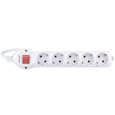 Prelungitor Lohuis 5 prize, 3 m, 3500W, 3 x 1.5 mmp, contact de protectie, intrerupator foto