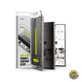 Folie de protectie Ecran Privacy Ringke Easy Slide pentru Samsung Galaxy S24 Ultra S928 Sticla Securizata Full Glue Set 2 bucati