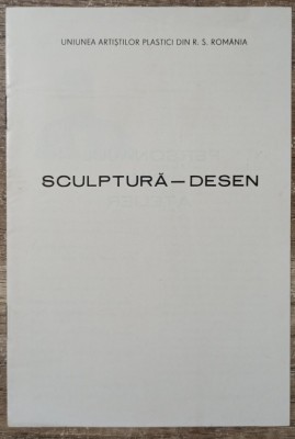 Brosura expozitie Darie Dup, Octavian Pirvan, Mircea Roman, Aurel Vlad 1988 foto