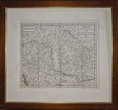Harta - Noul Regat al Ungariei si Transilvaniei (1760)