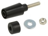 Soclu Banană 4mm 32A 1kV Negru Izolat