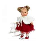 Cumpara ieftin Papusa Nines D&#039;Onil Celia Craciun cu parul blond si miros de vanilie 45 cm