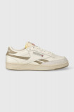 Reebok sneakers din piele Club C Revenge culoarea bej