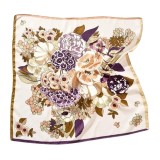 Cumpara ieftin Esarfa patrata Purple Flower