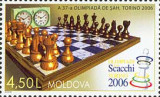 MOLDOVA 2006, Sport, Sah, serie neuzata, MNH, Nestampilat