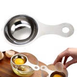 Separator de oua, separa albusul de galbenus, inox, argintiu