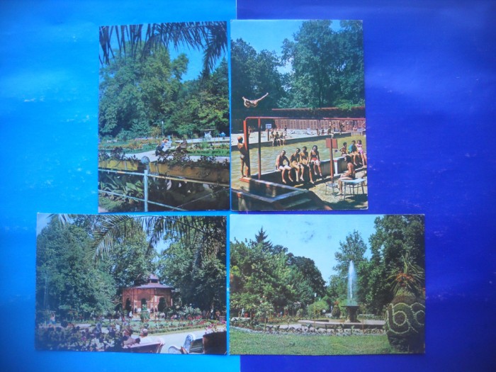HOPCT LOT 2366 BUZIAS -JUD TIMIS -4 CARTI POSTALE-CIRCULATE