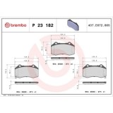 Placute frana Fiat 124 Spider (348) 03.16-, 124 Spider 03.16-; Mazda Mx-5 4 (Nd) 04.15-, Mx-5 Rf Targa (Nd) 10.16-, Fata, BREMBO