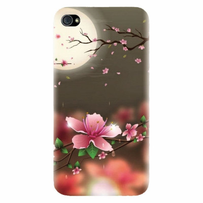 Husa silicon pentru Apple Iphone 4 / 4S, Flowers 101 foto