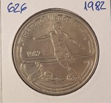 Hungary, Ungaria, 100 Forint World Football Championship, 1982, KM#626, comemorativa, Europa