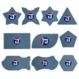 Clips Plastic JITONGXUE Carbon Fiber, 10in1