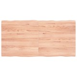 VidaXL Blat masă, 120x60x(2-4) cm, maro, lemn tratat contur organic