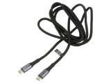 Cablu USB 3.2 Gen 2x2 LOGILINK CU0444 USB-C 2m Negru, Mufă Ambele Părți