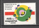 Spania.1985 Inaugurarea Observatorului astronomic Insulele Canare SS.250