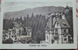 Carte postala, Sinaia, vedere generala, 1928