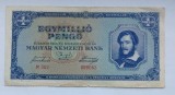 Bancnota Ungaria - 1000000 Pengo 1945