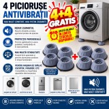 SMARTECH 1+1 GRATIS Set 4 picioruse, anti-zgomot si antiderapante, suporti amortizare vibratii masina de spalat, amortizoare uscator de rufe, frigider