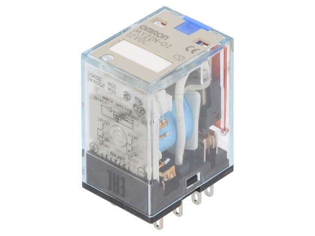 Releu electromagnetic DPDT 12VDC 10A