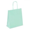 Sacoșă Cadou, Model Kraft, Verde Mentă, Dimensiuni 26x11x35cm, Oem