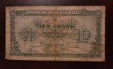 Bancnota Belgia - 10 Francs / 2 Belgas 01-02-1943