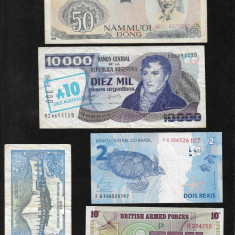 Set #106 15 bancnote de colectie (cele din imagini)